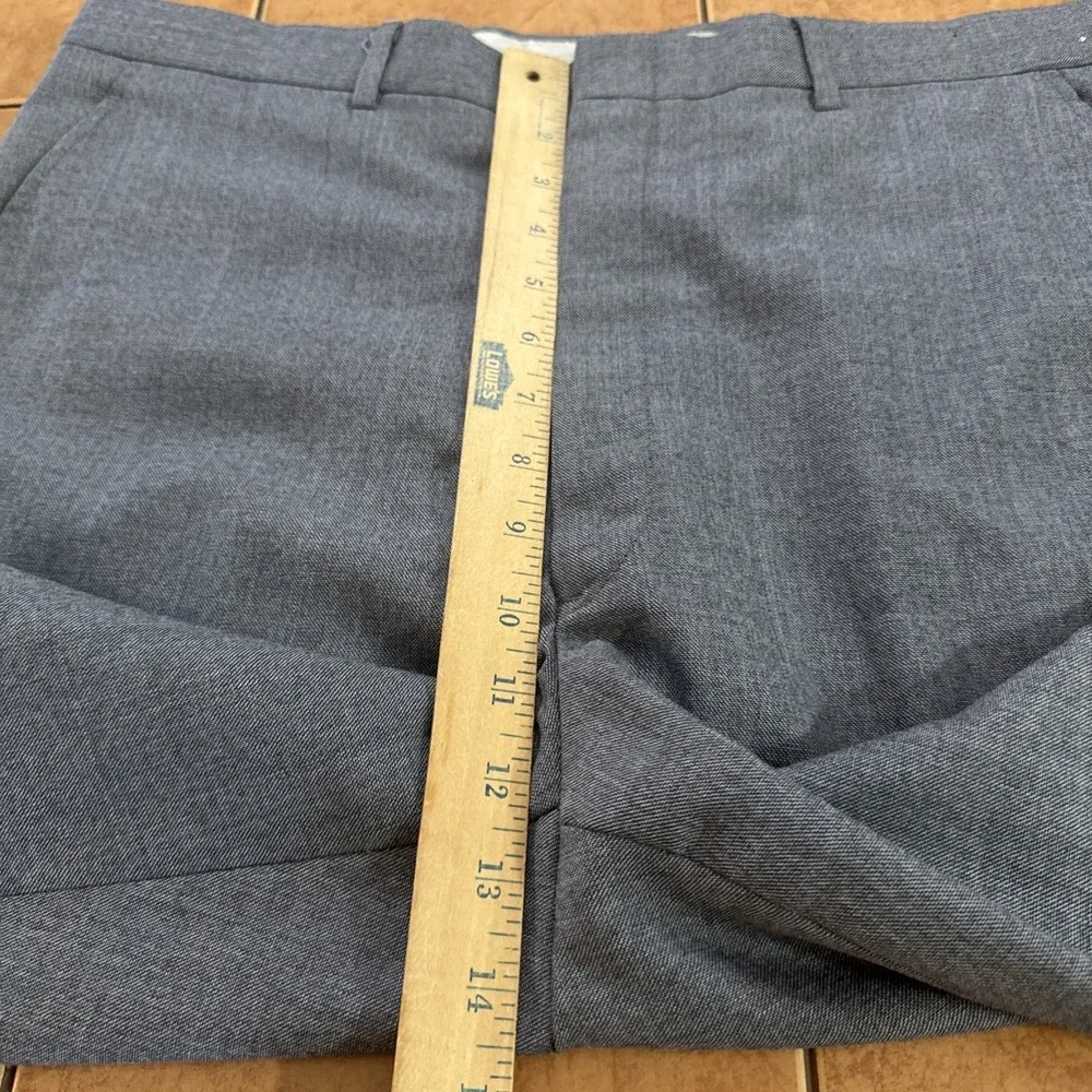 Stafford Vintage 2 Piece Suit Sz 40L Pants 36 x 31 Blue Wool Blend USA Made